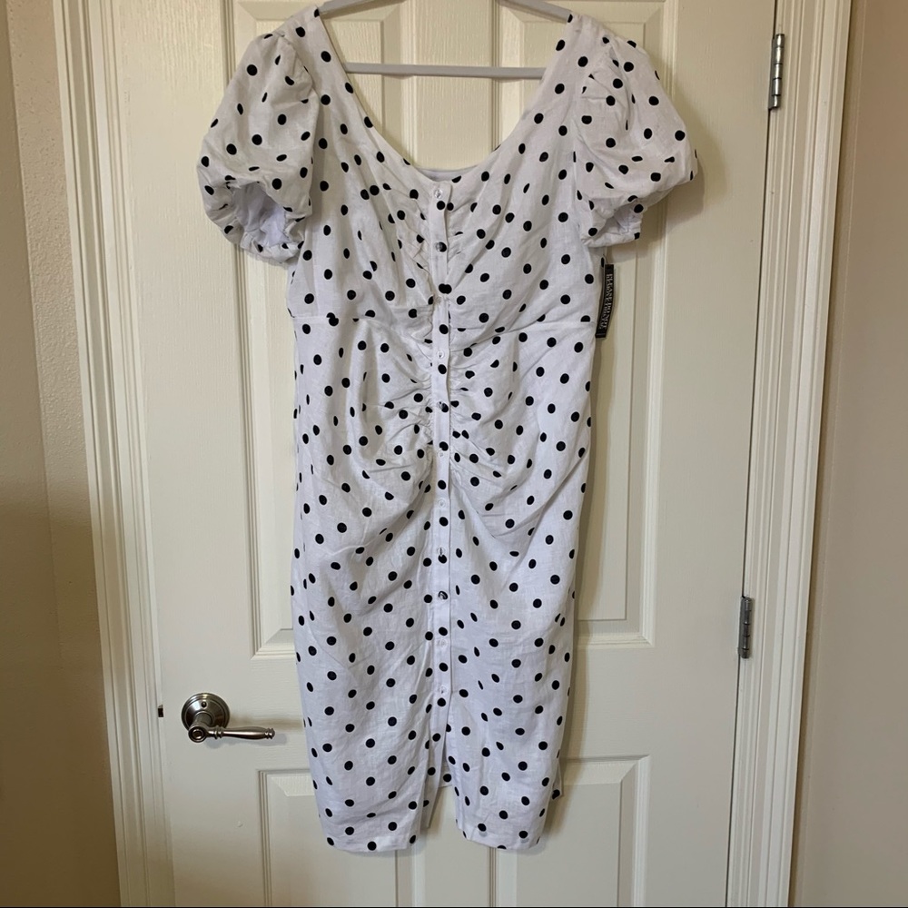 NWT New York and company polka dot dress
